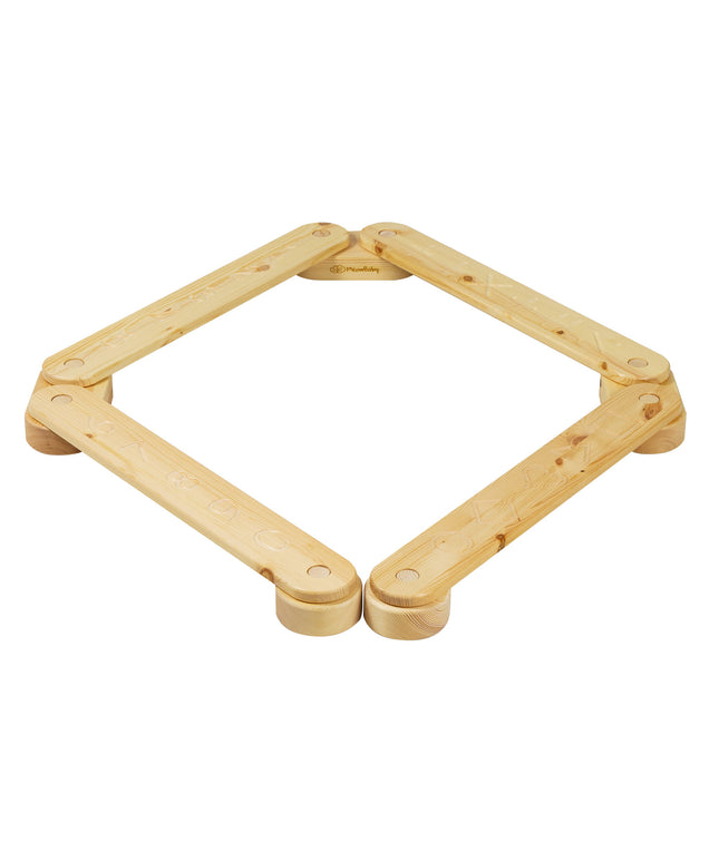 Houten evenwichtsbalk - 4 elementen-mercibeaucoupp.eu