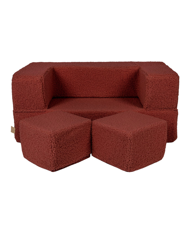 MeowBaby® Bearly Cube Sofa - Bruin-mercibeaucoupp.eu