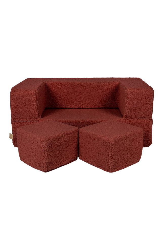 MeowBaby® Bearly Cube Sofa - Bruin-mercibeaucoupp.eu