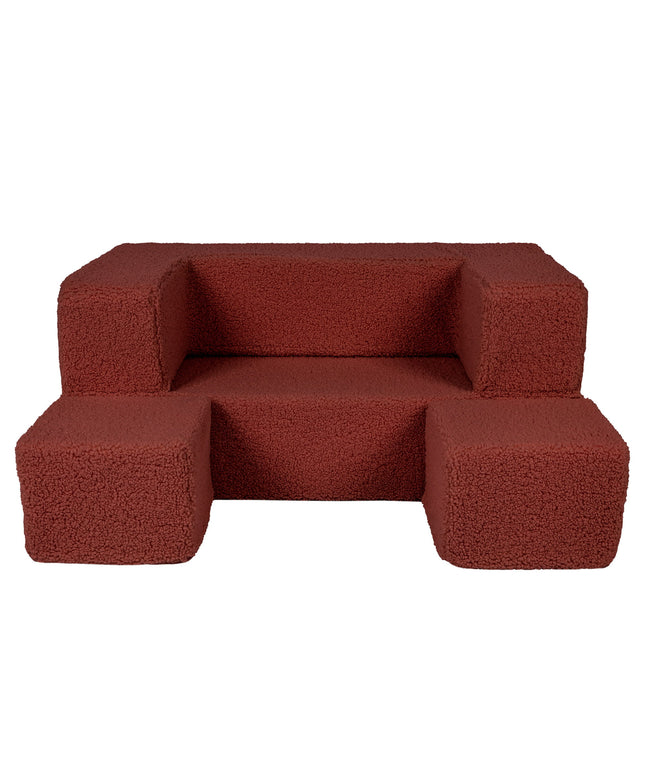 MeowBaby® Bearly Cube Sofa - Bruin-mercibeaucoupp.eu