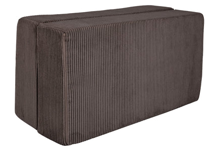 MeowBaby® Soft Velvet Cube Sofa - Brown