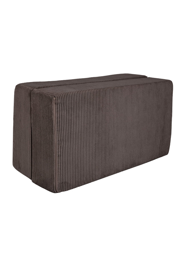 MeowBaby® zacht fluwelen kubus sofa - bruin-mercibeaucoupp.eu