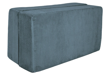 MeowBaby® Soft Velvet Cube Sofa - Turquoise