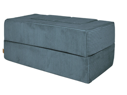 MeowBaby® Soft Velvet Cube Sofa - Turquoise