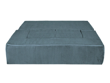 MeowBaby® Soft Velvet Cube Sofa - Turquoise