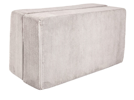 MeowBaby® Soft Velvet Cube Sofa - Ecru
