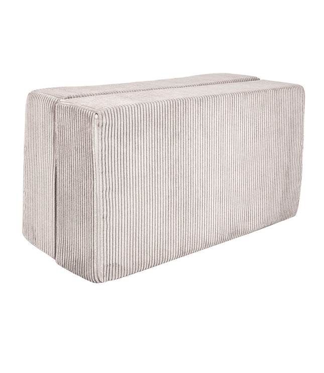 MeowBaby® Soft Velvet Cube Sofa - Ecru