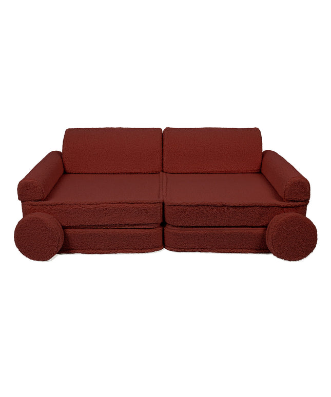Grote Modulaire Sofa voor Kinderen - Premium Bearly, Bruin-mercibeaucoupp.eu