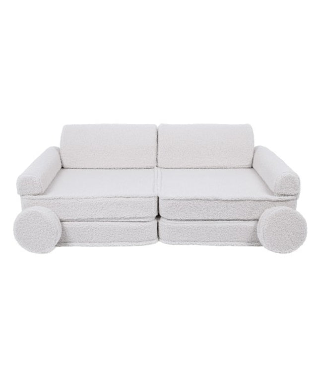 Grote Modulaire Sofa voor Kinderen - Premium Bearly Wit-mercibeaucoupp.eu