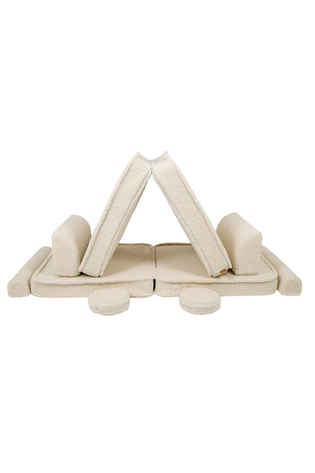 Grote modulaire sofa voor kinderen - Premium Bearly, Crème-mercibeaucoupp.eu