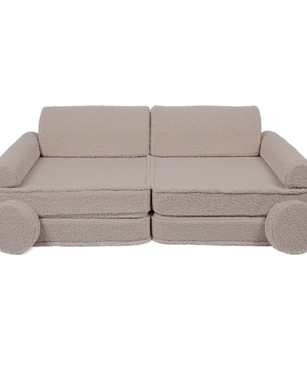 Grote modulaire sofa voor kinderen - Premium Bearly, Lichtgrijs-mercibeaucoupp.eu