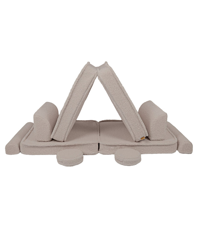 Large Modular Sofa for Kids - Premium Bearly, Light Grey