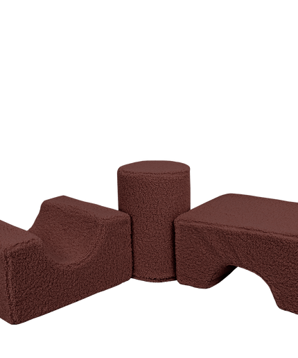 MeowBaby® Bearly Vormenset met 3 Elementen - Bruin-mercibeaucoupp.eu