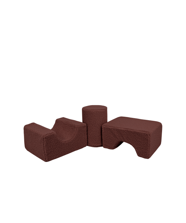 MeowBaby® Bearly Vormenset met 3 Elementen - Bruin-mercibeaucoupp.eu