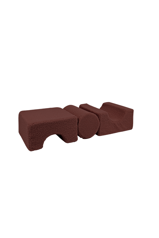 MeowBaby® Bearly Vormenset met 3 Elementen - Bruin-mercibeaucoupp.eu