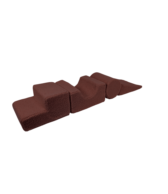 MeowBaby® Bearly Shape Set with 4 Elements - Brown