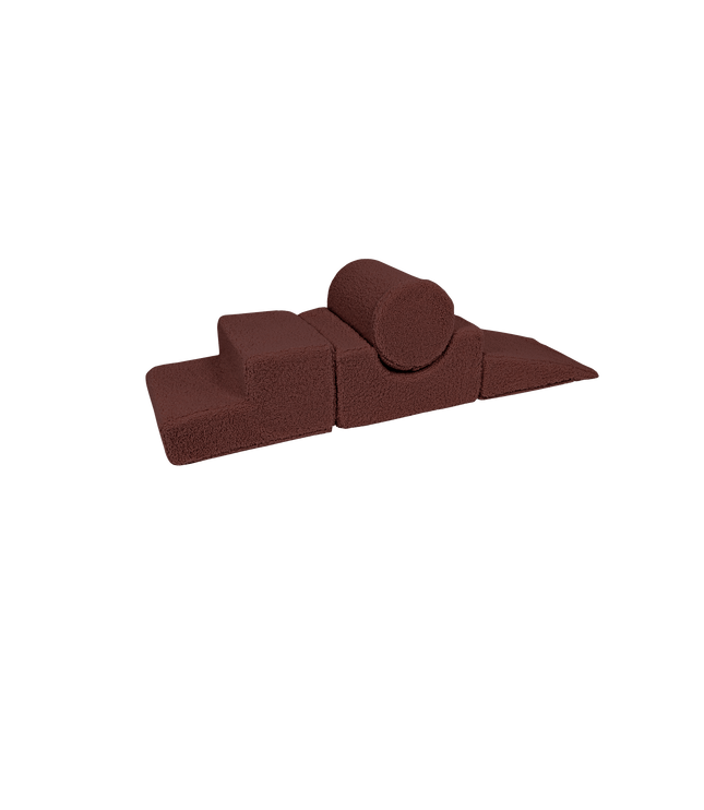 MeowBaby® Bearly Shape Set with 4 Elements - Brown