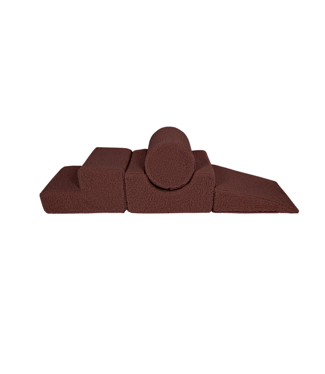 MeowBaby® Bearly Shape Set with 4 Elements - Brown