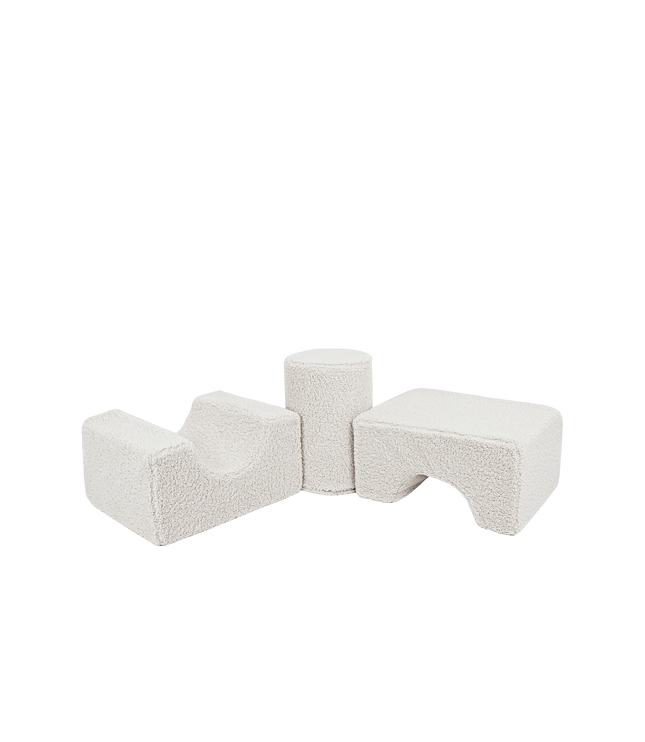 MeowBaby® Bearly Shape Set with 3 Elements - Ecru