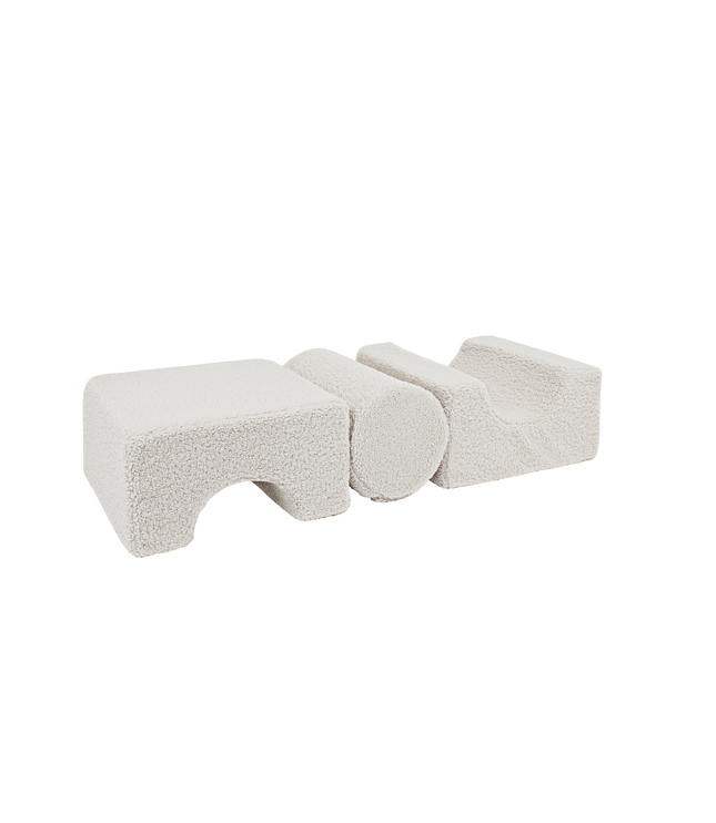 MeowBaby® Bearly Shape Set with 3 Elements - Ecru
