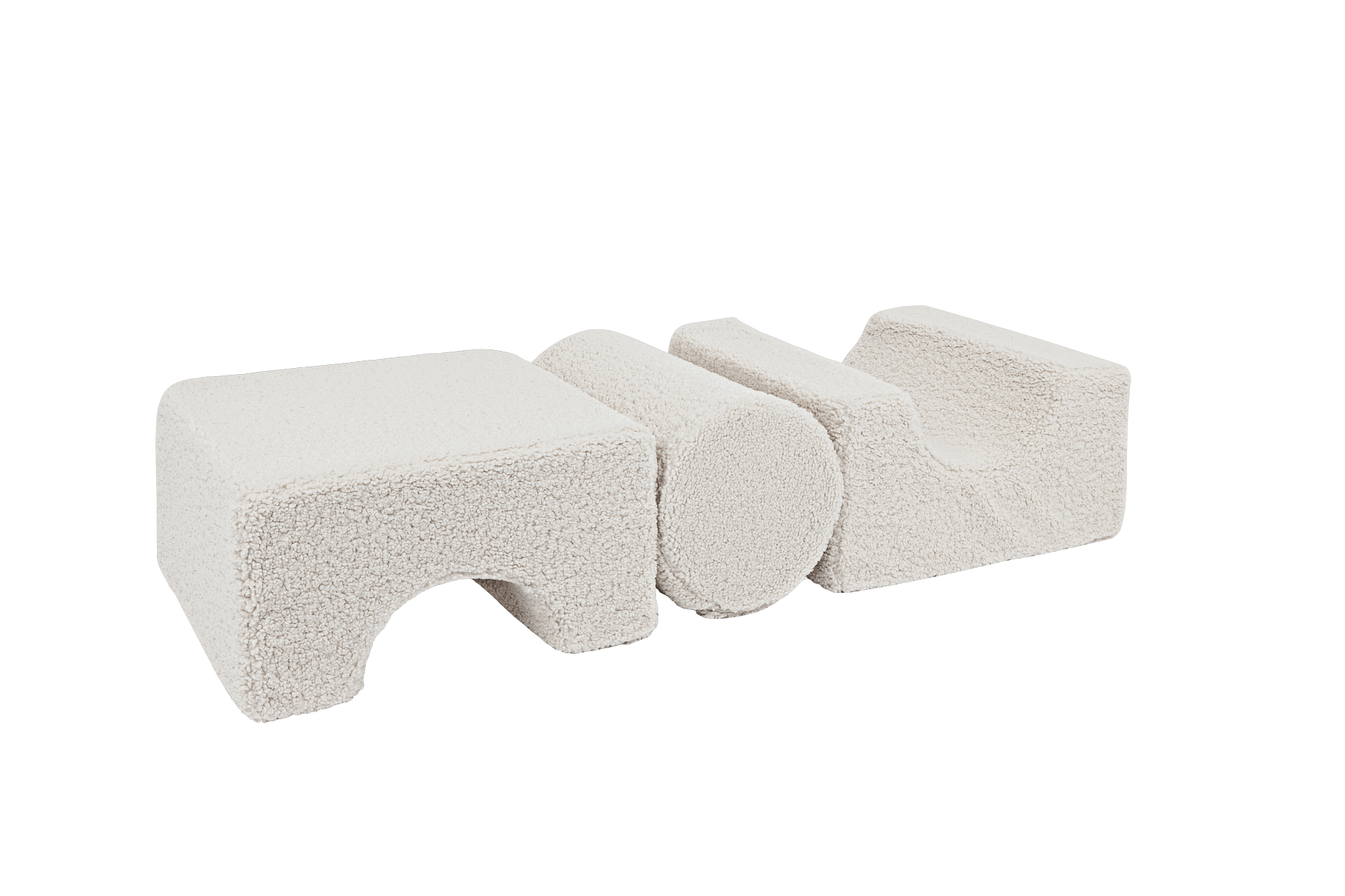 MeowBaby® berenvorm set met 3 elementen - ecru-mercibeaucoupp.eu