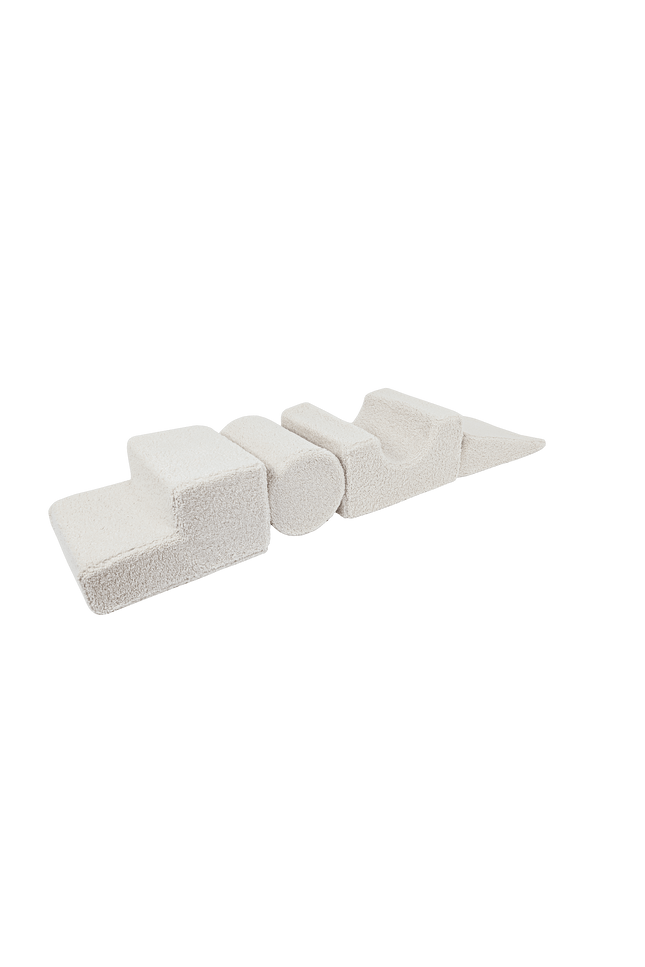 MeowBaby® beer vorm set met 4 elementen - Ecru-mercibeaucoupp.eu