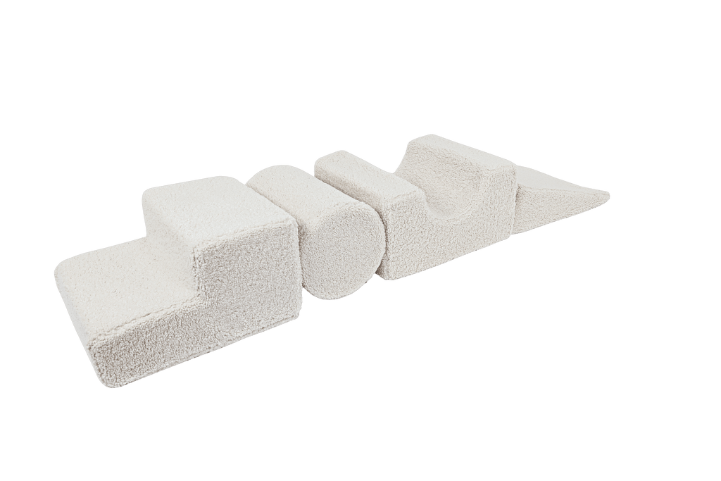 MeowBaby® beer vorm set met 4 elementen - Ecru-mercibeaucoupp.eu