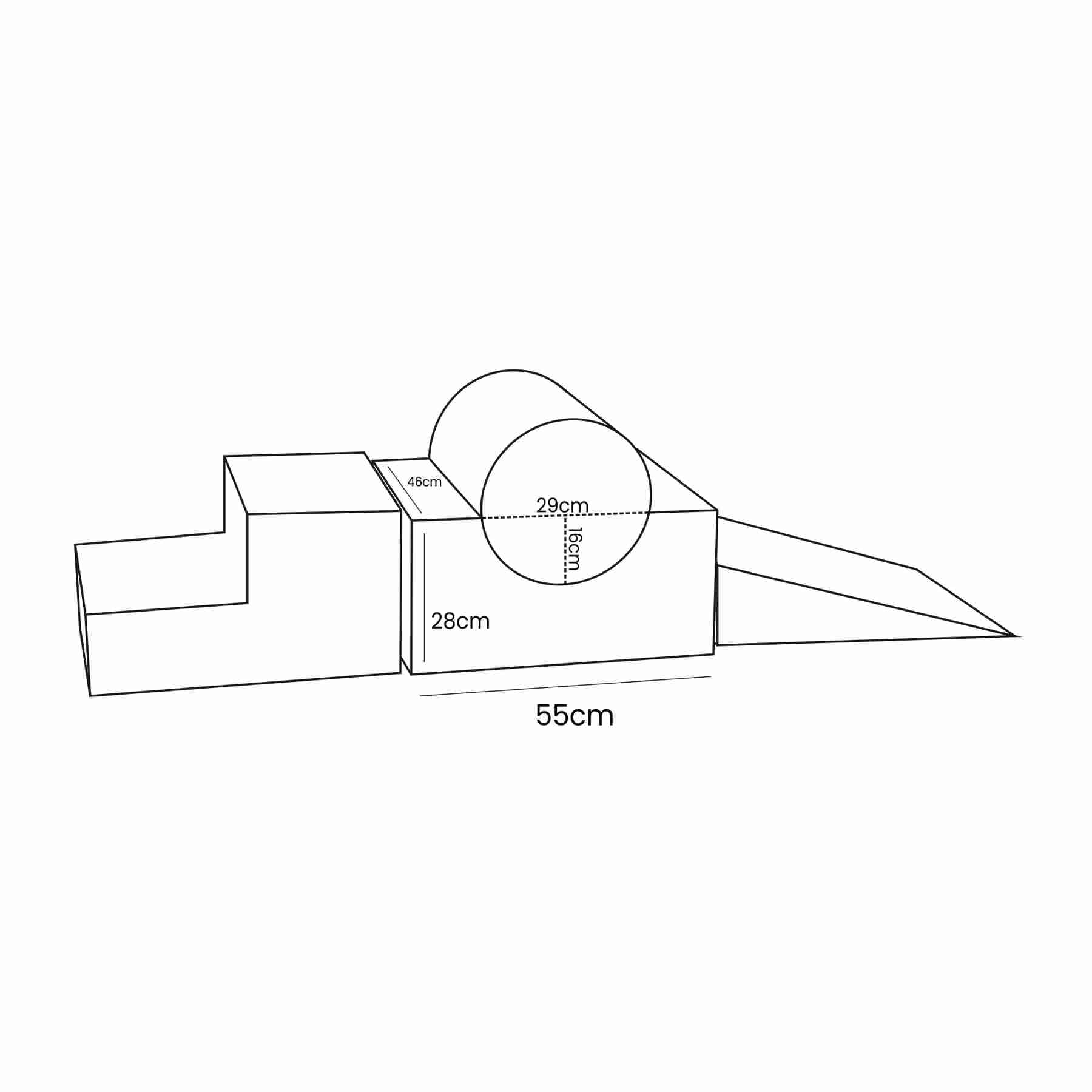 MeowBaby® beer vorm set met 4 elementen - Ecru-mercibeaucoupp.eu