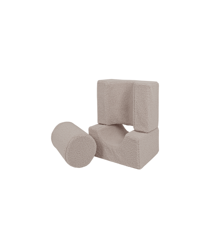 MeowBaby® Bearly Shape Set with 3 Elements - Gray