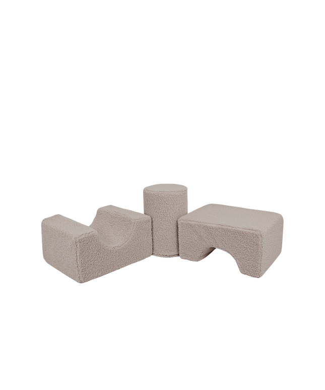 MeowBaby® Bearly Vormenset met 3 Elementen - Grijs-mercibeaucoupp.eu