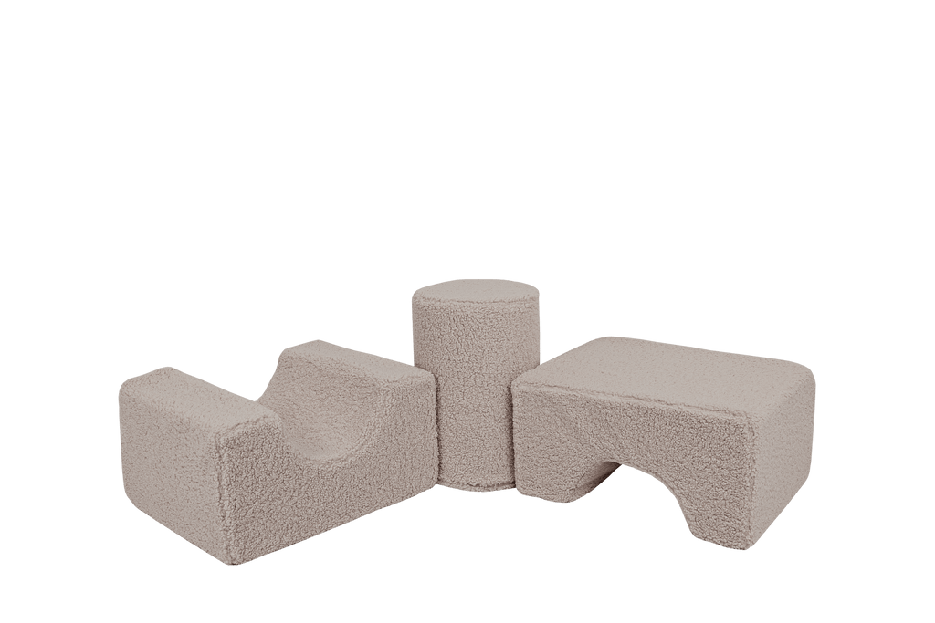 MeowBaby® Bearly Vormenset met 3 Elementen - Grijs-mercibeaucoupp.eu