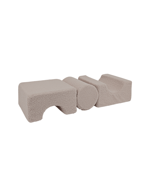MeowBaby® Bearly Shape Set with 3 Elements - Gray