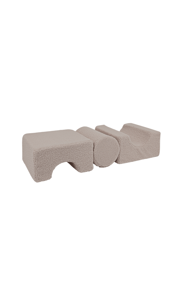 MeowBaby® Bearly Vormenset met 3 Elementen - Grijs-mercibeaucoupp.eu