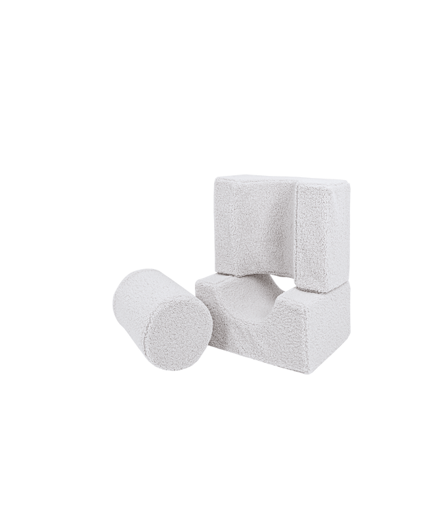 MeowBaby® Bearly Shape Set with 3 Elements - White