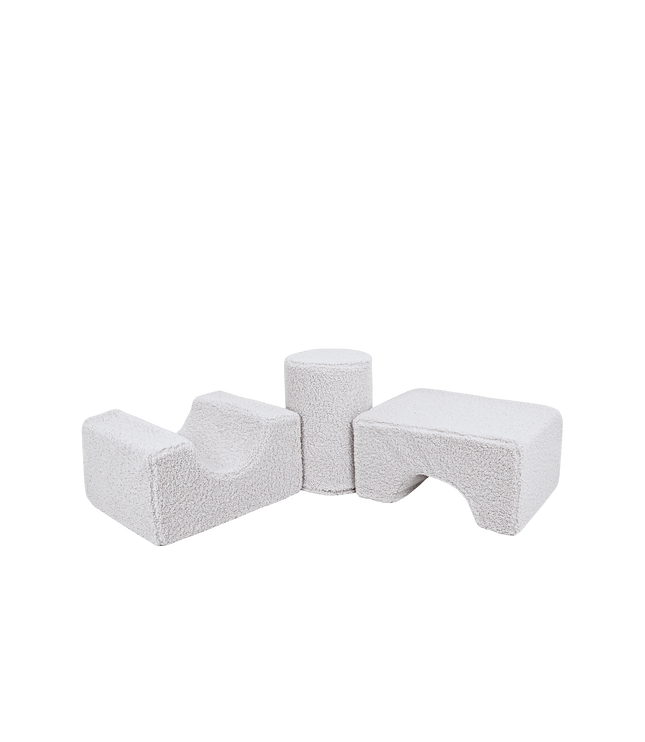MeowBaby® Bearly Shape Set with 3 Elements - White
