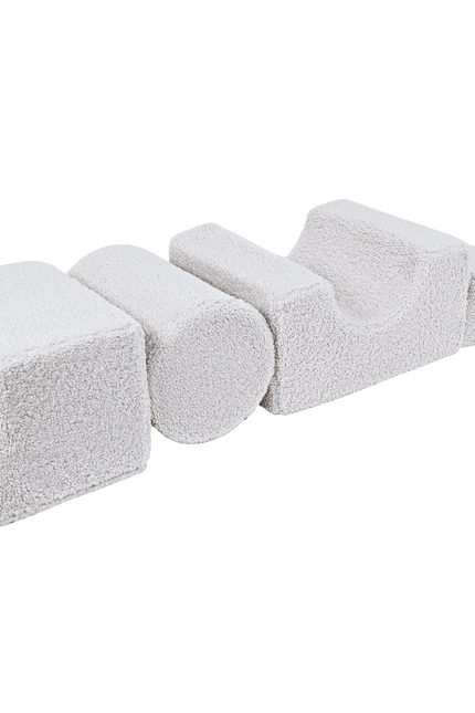 MeowBaby® beer vorm set met 4 elementen - Wit-mercibeaucoupp.eu