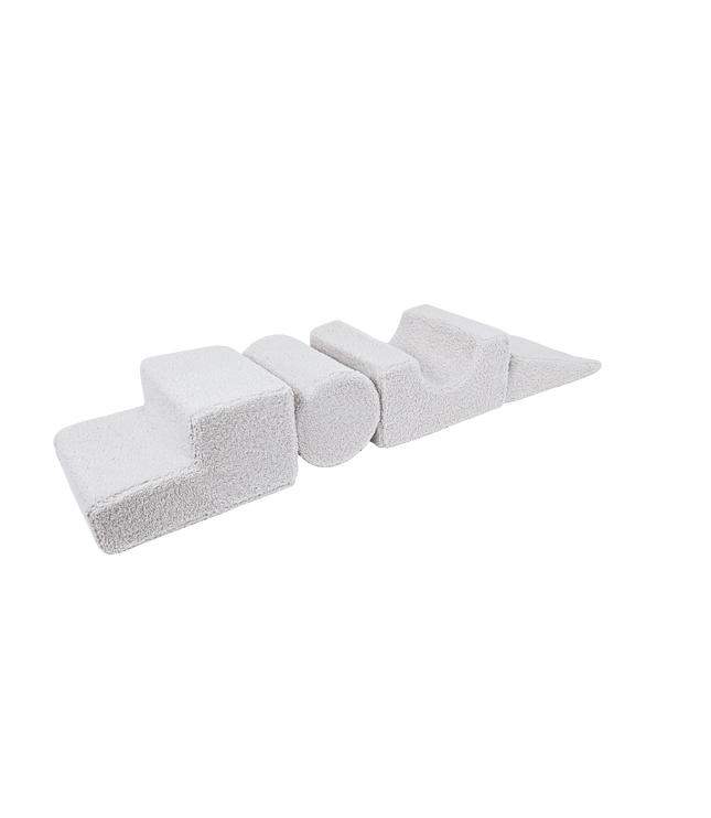 MeowBaby® Bearly Shape Set with 4 Elements - White