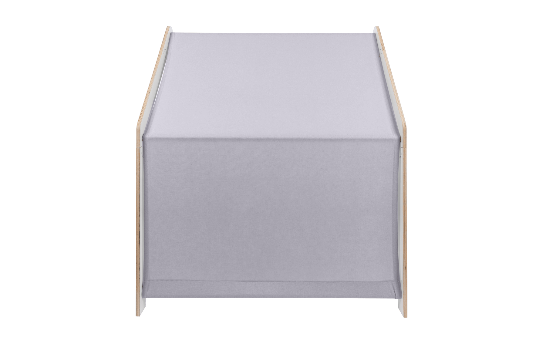 MeowBaby® Wit Houten Huisje voor Kinderen - Blauw Dak-mercibeaucoupp.eu