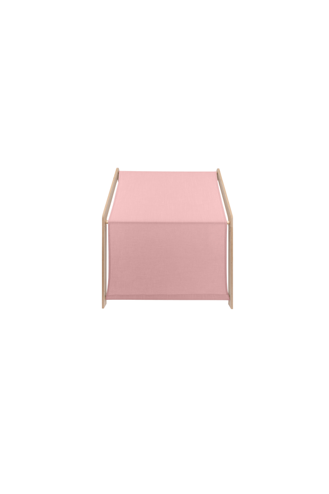 MeowBaby® Natuurlijk Houten Huis voor Kinderen - Roze Dak-mercibeaucoupp.eu