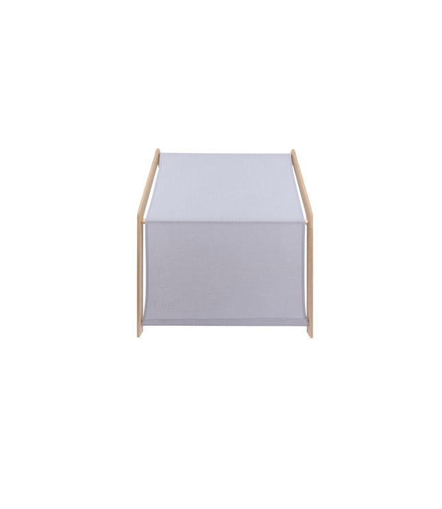 MeowBaby® Natural Wooden House for Kids - Blue Roof