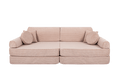 Grote modulaire sofa voor kinderen - Slimcord Corduroy Roze-mercibeaucoupp.eu