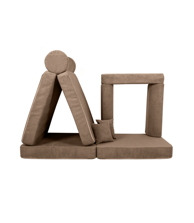 Large Modular Sofa for Kids - Slimcord Corduroy Brown