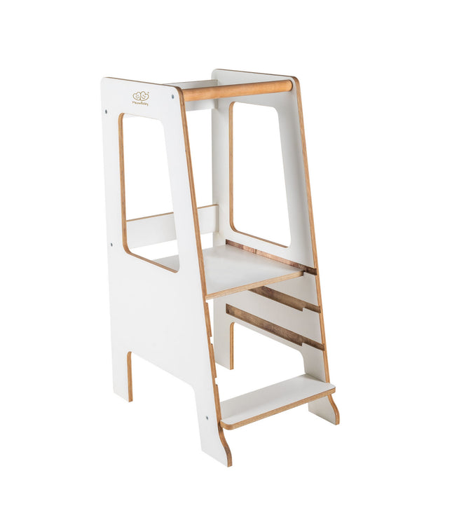 MeowBaby® Plywood Kitchen Helper Scandi - White