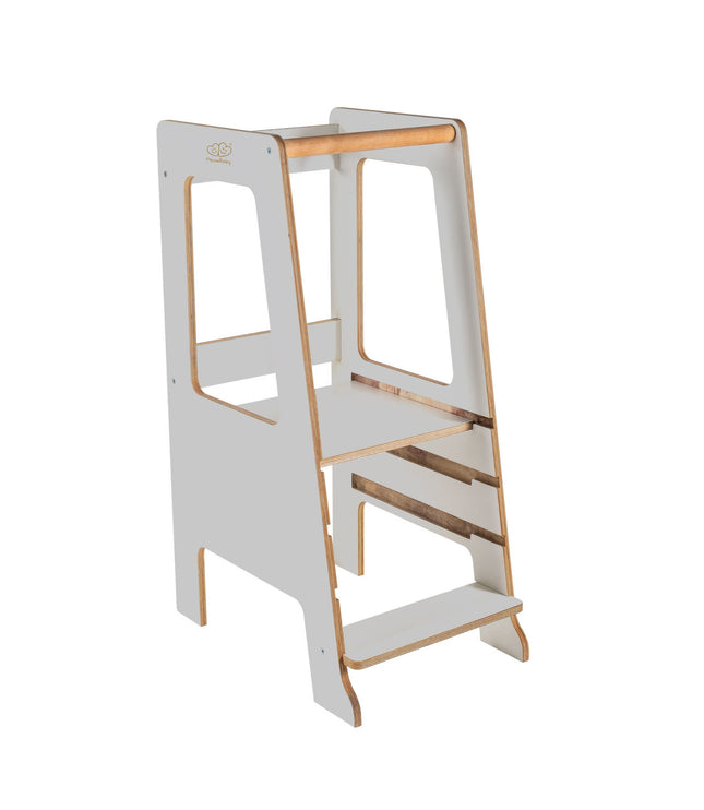 MeowBaby® Plywood Kitchen Helper Scandi - Gray