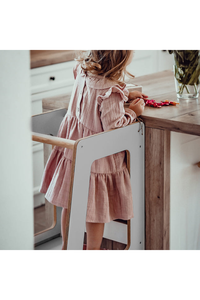 MeowBaby® Multiplex Keukenhulp Scandi - Grijs-mercibeaucoupp.eu