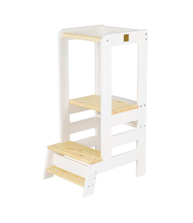 MeowBaby Wooden Kitchen Helper for Children
