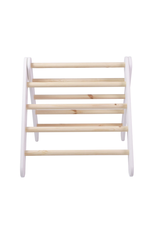 Ladder met glijbaan-klimwand - Wit-mercibeaucoupp.eu