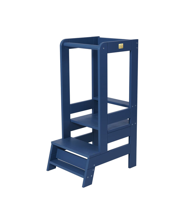 MeowBaby Houten Keukenhulpje voor Kinderen - Blauw-mercibeaucoupp.eu