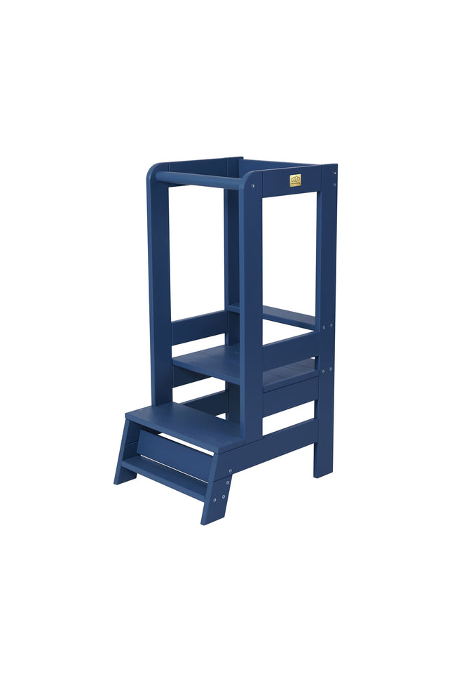 MeowBaby Houten Keukenhulpje voor Kinderen - Blauw-mercibeaucoupp.eu