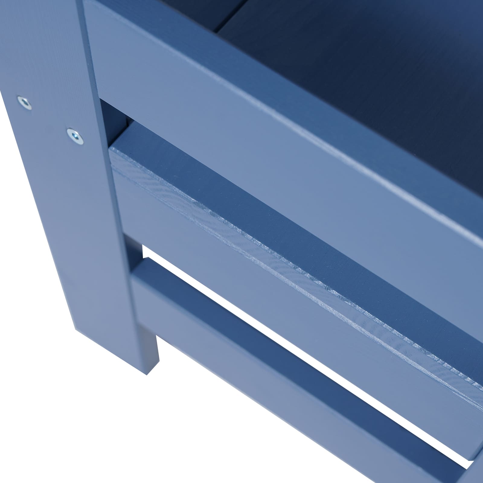 MeowBaby Houten Keukenhulpje voor Kinderen met Bord - Blauw-mercibeaucoupp.eu